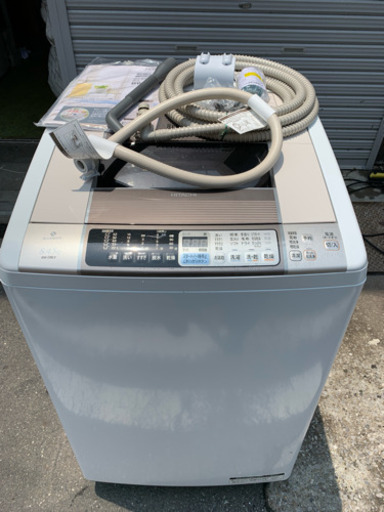洗濯機 日立 洗濯乾燥機 洗8乾4.5 BW-D8LV 風呂ホース未使用 2011年 川崎区 SG