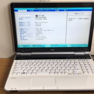 NEC PC-LL750ES6W  I7 2630M