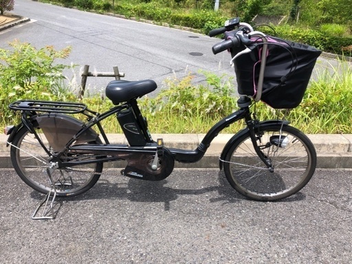 [取引中]20インチ子乗せ前カゴタイプ電動自転車(大阪の方は、防犯登録込みの値段)