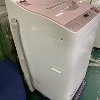 シャープ 全自動洗濯乾燥機 洗濯機 7kg 2016年 ES-TX750 中古美品