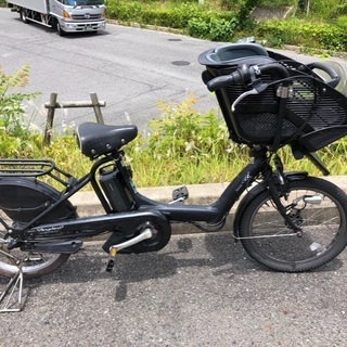 [取引中]20インチ電動自転車子乗せ(大阪の方は、防犯登録込みの値段)