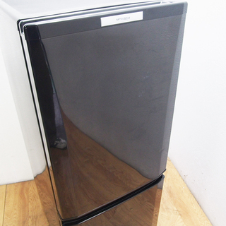 三菱 おしゃれ冷蔵庫 ブラックカラー 146L FL03