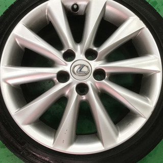 レクサス ES 純正 17インチ アルミホイール4本セット LEXUS IS 17インチ 純正ホイール 4本 タイヤ付