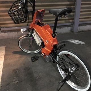電動自転車 ヤマハ タカラ B Plus 18/20インチ メタリックオレンジ