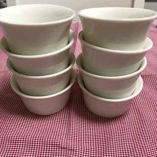 陶器製プリンカップ 8個