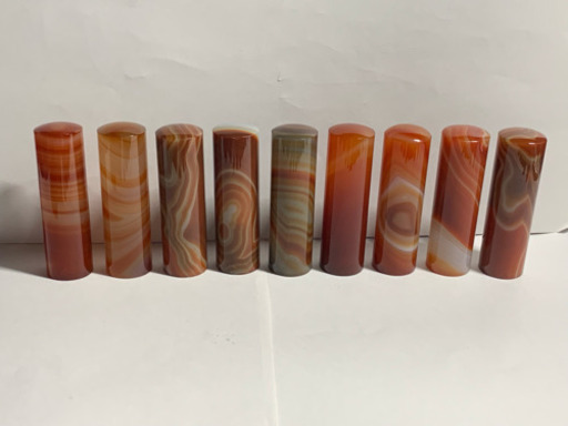 有難う御座いました。130本赤メノウ(瑪瑙)天然石 開運縁起物 人気の赤