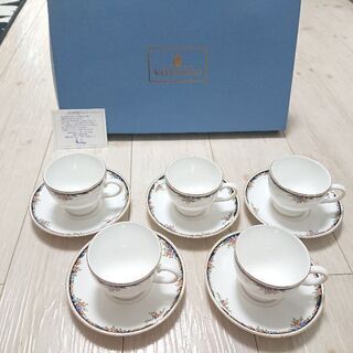 【7月14日まで！最終価格】新品未使用 5個セット ウェッジウッド WEDGEWOOD カップソーサー オズボーン OSBORNE