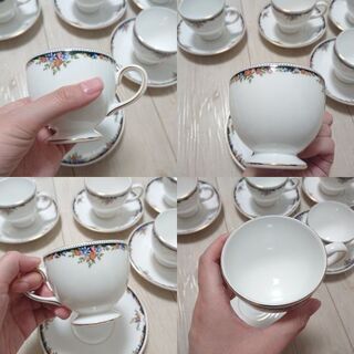 【7月14日まで！最終価格】新品未使用 5個セット ウェッジウッド WEDGEWOOD カップソーサー オズボーン OSBORNE