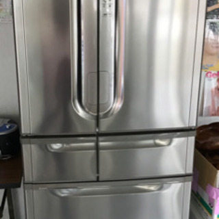 東芝 6ドア冷蔵庫 GR-W42FB 420L 2006年製