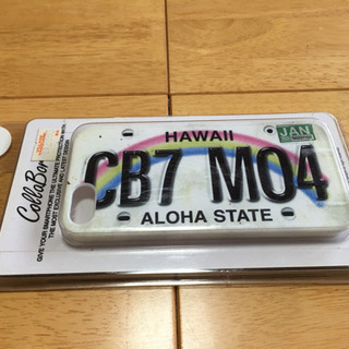 iPhone5用カバー hawaii ハワイアン ハワイナンバー