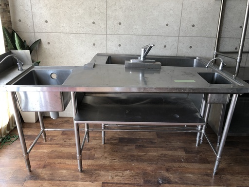 厨房機器　業務用　ステンレス　シンク特注品