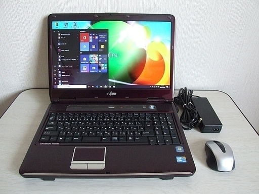 高速SSD240GB搭載 FUJITSU LIFEBOOK AH550/ANノートパソコン
