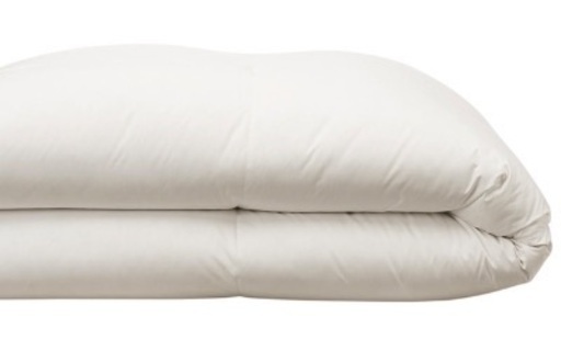 無印良品 グレー羽毛掛ふとん・二層式/セミダブル 無印良品 グレー羽毛