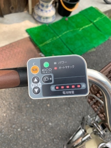 展示品 パナソニック Panasonic 電動アシスト三輪自転車 かろやか