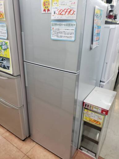 正規激安 SHARP 225L 冷蔵庫 ２０１７年製 SJ-D23C 冷蔵庫