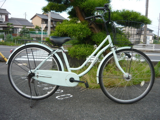 中古自転車 26インチ　　ハブダイナモオートライト　　取りに来られる方限定