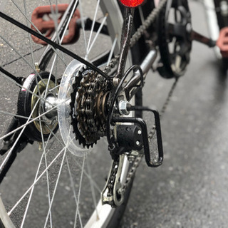 ド新品！落ち着いたブラウンメタリック 20インチ6段変速 折り畳み自転車！