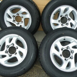 お買い得BS NXTRY215/70R15トヨタ純正6穴アルミ4本4WD