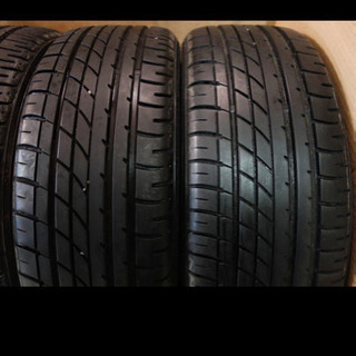 希少】WORK ユーロライン ☆ 7.5J+42 バリ溝タイヤ付き 18インチ 