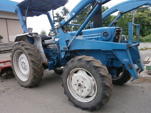 FORD 6600トラクター　ローダー・ローターリー付　引き取り限定