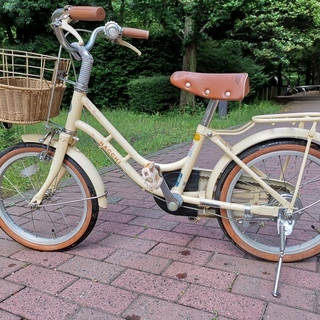 子供用自転車ブリヂストンハッチ (HACCHI)白／補助輪なし／16インチ 