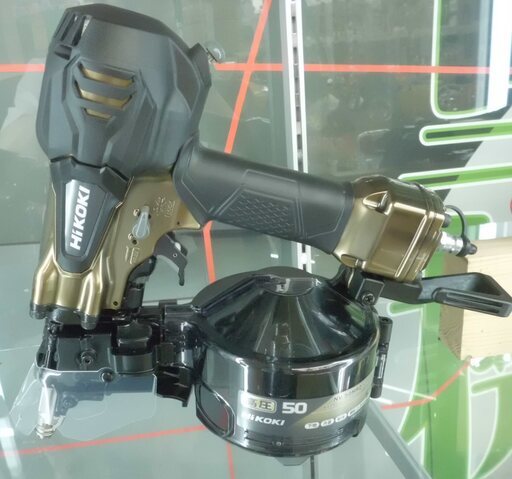 【引取限定 戸畑本店】HiKOKI　50mm高圧ロール釘打機　未使用品　NV50HR2