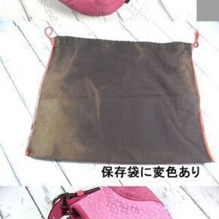 COACH 』ショルダーバッグピンク ソーホーミニシグネチャースモール