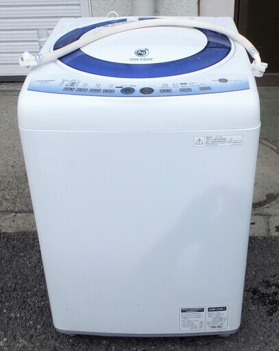 ☆シャープ SHARP ES-GE70L-A 7.0kg 簡易乾燥機能搭載全自動洗濯機◆節水タイプで水代も節約