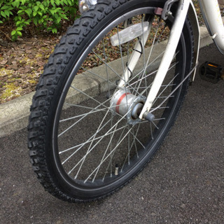 3人乗りギア付き自転車（前後新品タイヤ）