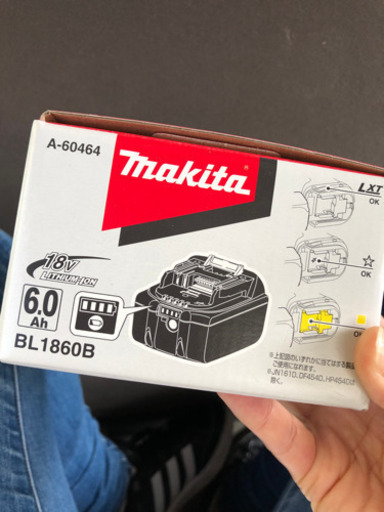 【新品未使用】マキタ☆18v6a☆リチウムイオン☆バッテリー☆電池