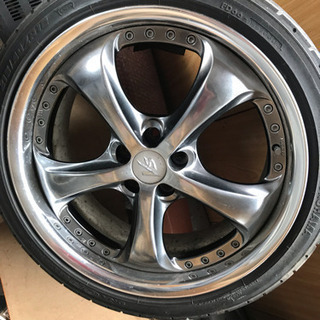 タイヤ、ホイール ピッチ100 5穴 work 18インチ 215/40ZR18