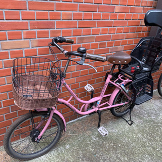 自転車 モンタナ (3段切り替え)チャイルドシート(後ろ)付き