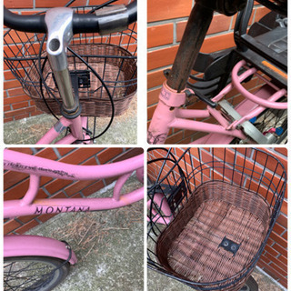 自転車 モンタナ (3段切り替え)チャイルドシート(後ろ)付き