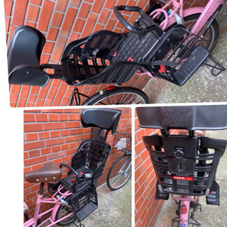 自転車 モンタナ (3段切り替え)チャイルドシート(後ろ)付き