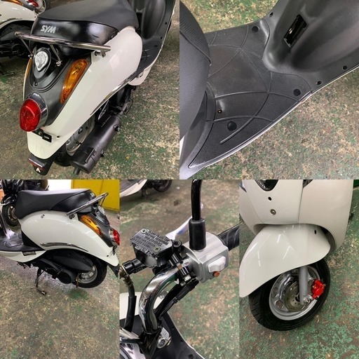 ♪海100も3台入荷しました♪SYM Umi100 100cc 実働/清掃済み/