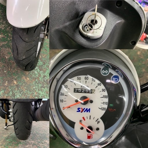 ♪海100も3台入荷しました♪SYM Umi100  100cc　実働/清掃済み/配達可♪♪ ♪海100も3台入荷しました♪SYM Umi100 100cc 実働/清掃済み/