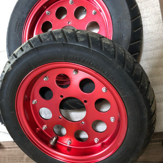 ホンダ モンキー ゴリラ キタコ 赤ホイール 10インチ
