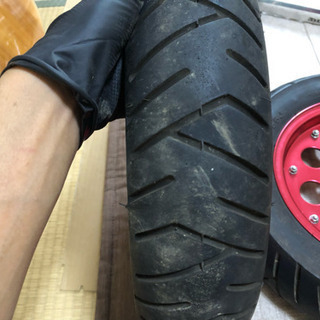 ホンダ モンキー ゴリラ キタコ 赤ホイール 10インチ