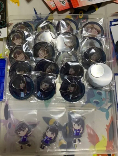欅坂46 アクキー、缶バッチなど写真にあるもの+2期生缶バッチ譲ります！