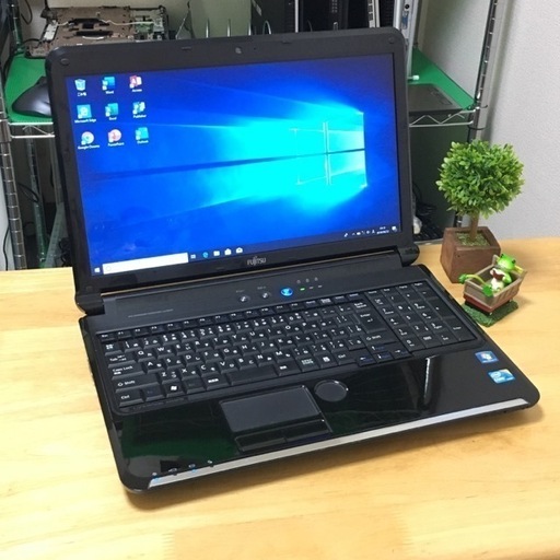 富士通 Windows10 office2019 Corei5 メモリ4GB HDD320GB Blu-ray ノートパソコン