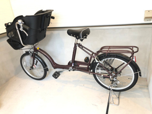 子乗せ自転車 プチママンDXミニ ブラウン