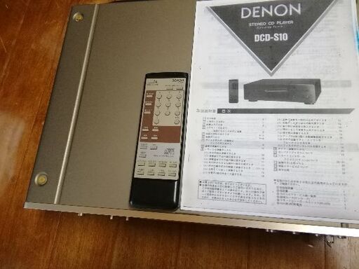 DENON デノンCDプレーヤーDCD-S10 180,000円ピックアップ交換済 リモコン付 - ポータブルプレーヤー