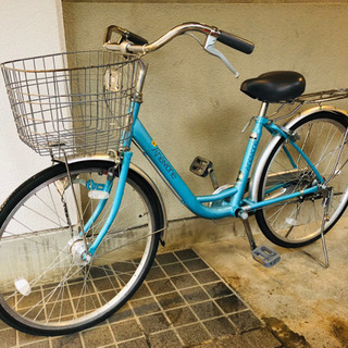 自転車 (アネモネ) ２４インチ 女の子 ブルー ２０１７年１２...