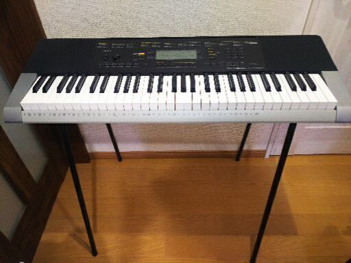 カシオ 電子 キーボード グレー ブラック