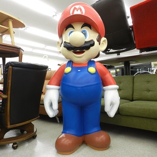 マリオ 等身大 大型ディスプレイ 置物 全高147cm ☆ PayPay(ペイペイ)決済可能 ☆ 札幌市 北区 屯田 マリオ 等身大 大型ディスプレイ 置物 全高147cm ☆ PayPay(ペイペイ