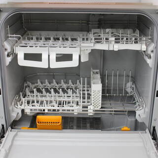 002) Panasonic/パナソニック 【食器洗い乾燥機】 NP-TR8-T 2015年製 ブラウン ECONAVI/エコナビ搭載