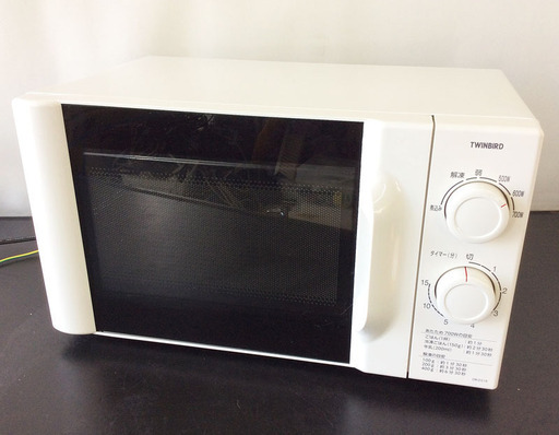 ツインバード 電子レンジ DR-D319 60Hz 西日本専用 2015年製