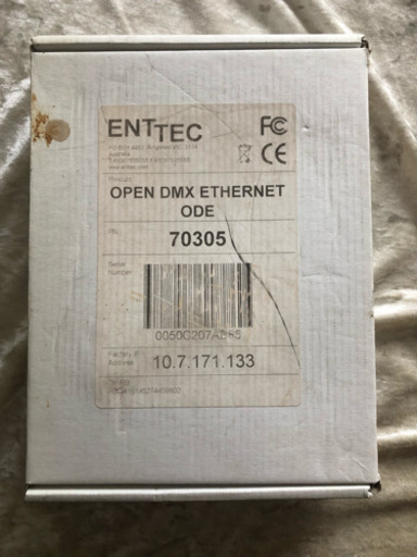 ENTEC open dmx ethernet ode 新品未使用 sinona.jabarprov.go.id