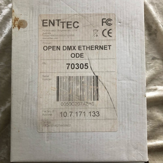 ENTEC open dmx ethernet ode 新品未使用