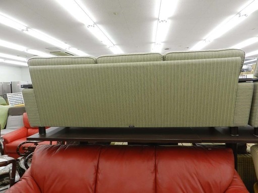 値下げしました!! カリモク 三人掛けソファ US45シリーズ 高級長椅子  